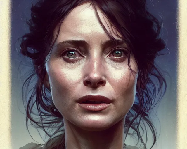 Prompt: highly detailed portrait of emmanuelle beart, in the walking dead, stephen bliss, unreal engine, fantasy art by greg rutkowski, loish, rhads, ferdinand knab, makoto shinkai and lois van baarle, ilya kuvshinov, rossdraws, tom bagshaw, global illumination, radiant light, detailed and intricate environment