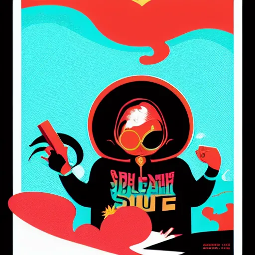 Image similar to splash of color, illustration by tom whalen and charles williams and kilian eng and james jean