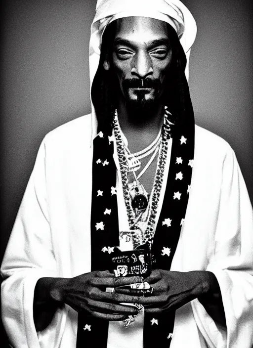 Image similar to snoop dogg as prophet mohammed