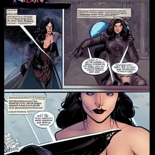 Image similar to yennefer in marvel comics