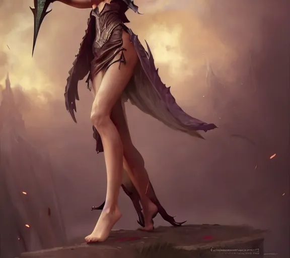 Image similar to morrigan aenslandcasting magic, a charming succubus, strapless dress, fantasy, d & d, by greg rutkowski and raymond swanland, sharp focus, trending on artstation, 8 k realistic digital art, cryengine, symmetric, sharp focus, concept art, frostbite 3 engine