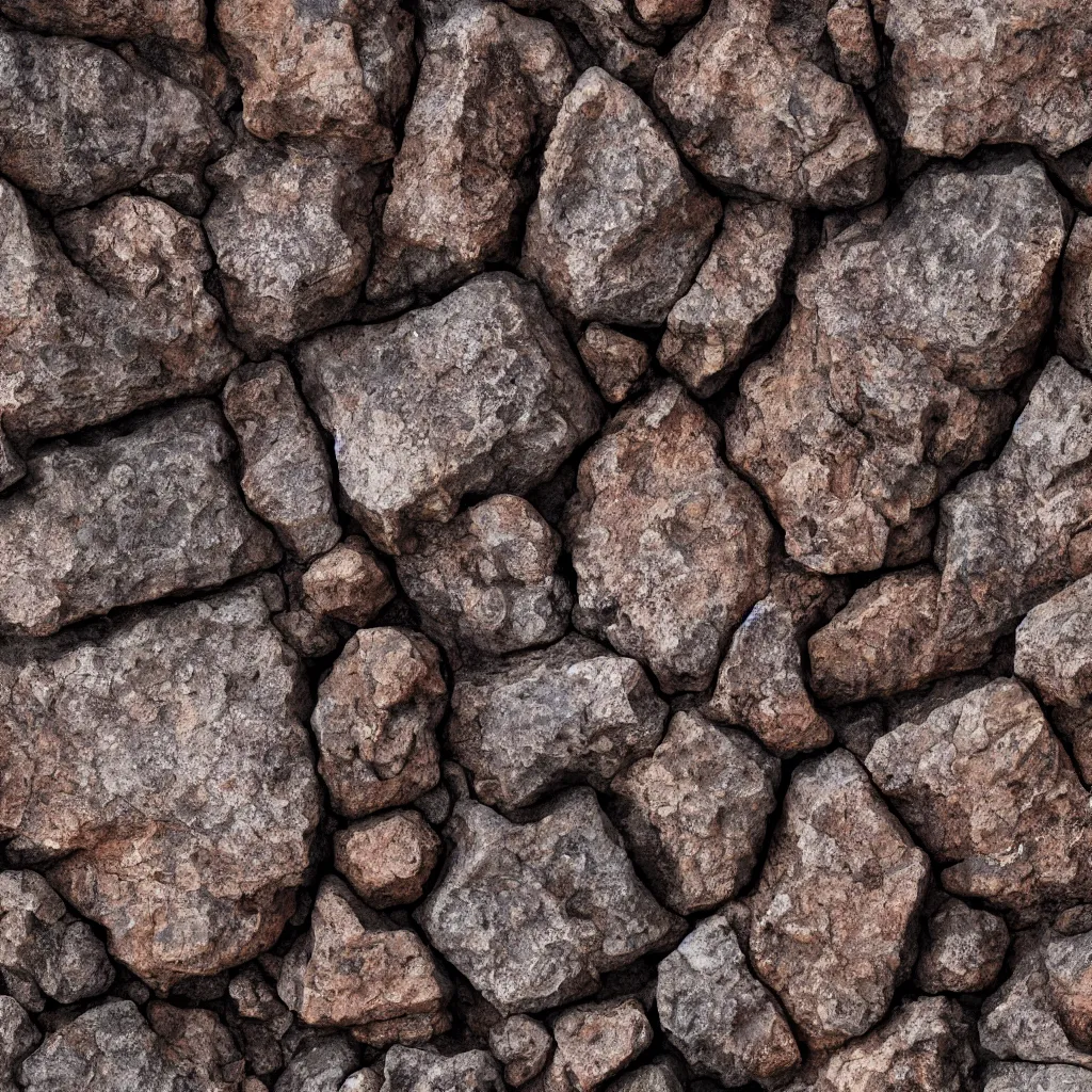 Prompt: rock iron ore material texture, high detail, high definition, photorealistic, 8k,