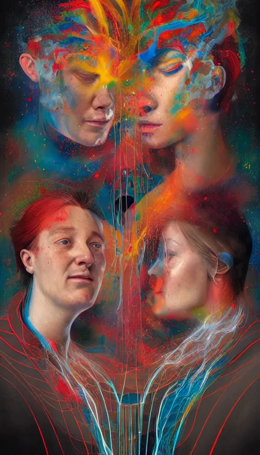 Image similar to the two complementary forces that make up all aspects and phenomena of life, by Sam Spratt