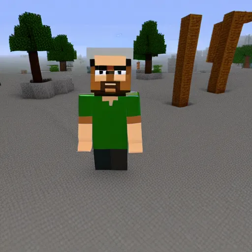 Image similar to breaking bad in minecraft