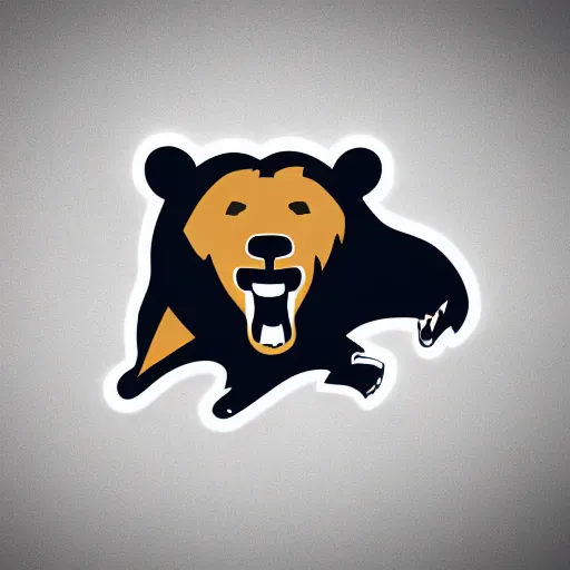 Image similar to concept logo design for a grizzley bears football team