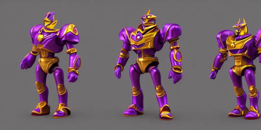 Prompt: emperor zurg, 3 d render