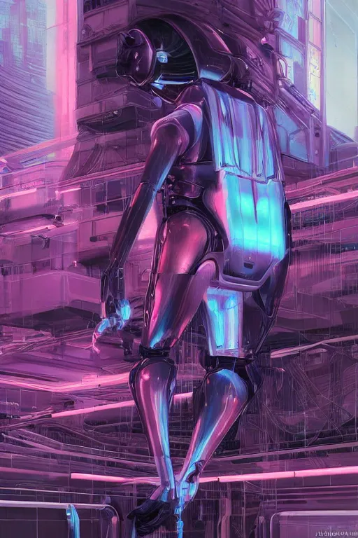 Image similar to the most amazing dream you ever had about beautiful woman transhumanism artificial intelligence singularity robot factory, glamour pose, hyper realistic, concept art, intricate, hyper detailed, smooth, syd mead, jim lee, high contrast, neon, volumetric lighting, octane, raytrace, moebius, snowcrash