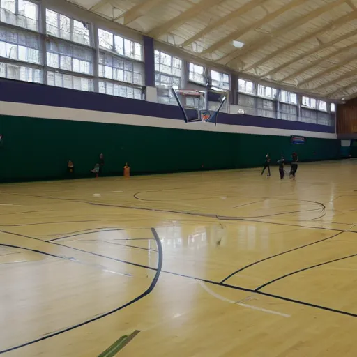 Image similar to crowded sports school hall