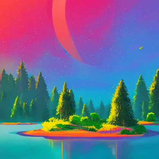 Image similar to paradise with you, Alena Aenami