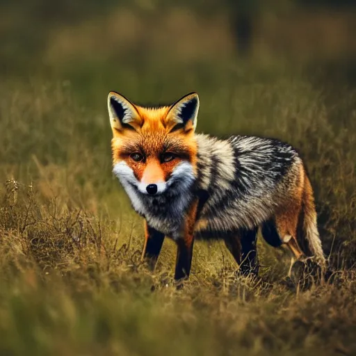 Image similar to a fox - wolf, 8 k, 8 5 mm f 1. 8