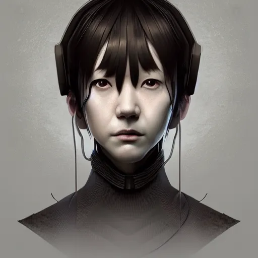 Prompt: symmetry!! portait of serial experiments : lain, sci - fi, intricate, elegant, highly detailed, digital painting, artstation, concept art, smooth, sharp focus, illustration, by bartek fedyczak, erak note, tooth wu, neil richards, kan liu, siwoo kim, jisu choe