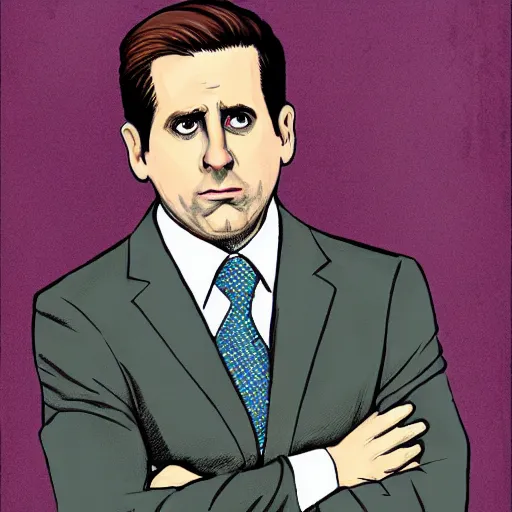 Image similar to michael scott by igor karazin