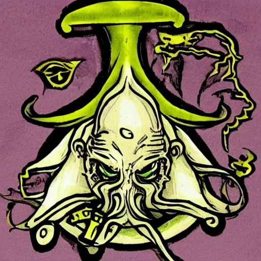 Image similar to pope cthulhu