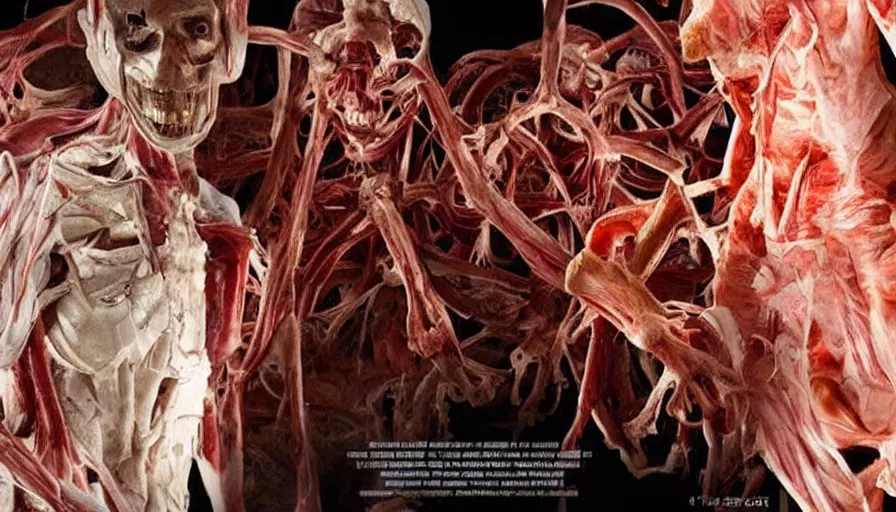 Image similar to big budget horror movie the body worlds android