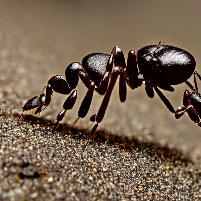 Image similar to from the view of an ant that about to be stepped on by a human