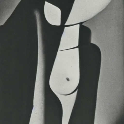 Image similar to photograph of a woman by man ray 1 9 3 2, solarisation