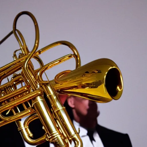 Prompt: donald trumpet