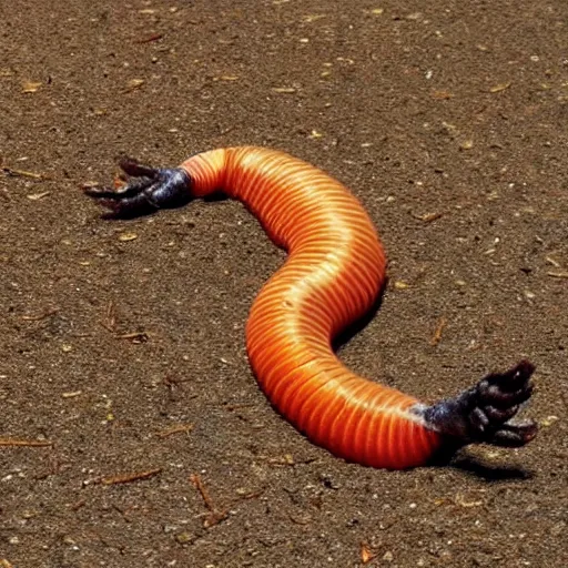 Image similar to human worm