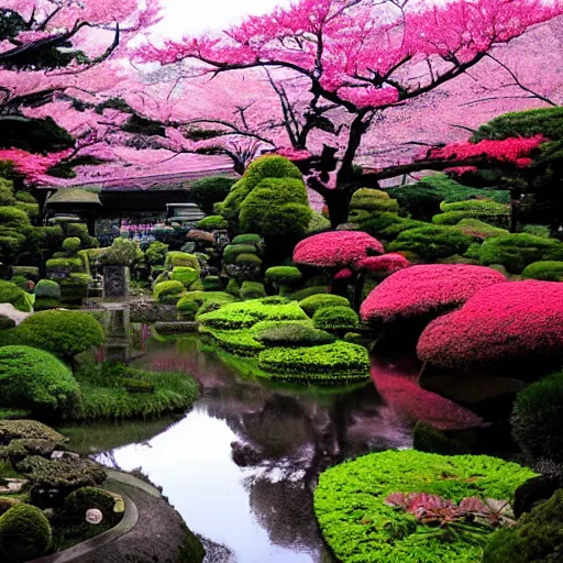 Image similar to Beautiful japan garden