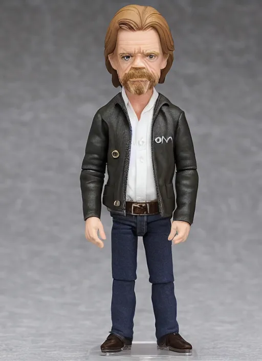 Image similar to william h. macy, an nendoroid of william h. macy figurine, realistic face, detailed product photo