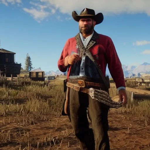 Image similar to Nikolay Valuev in Red Dead Redemption 2