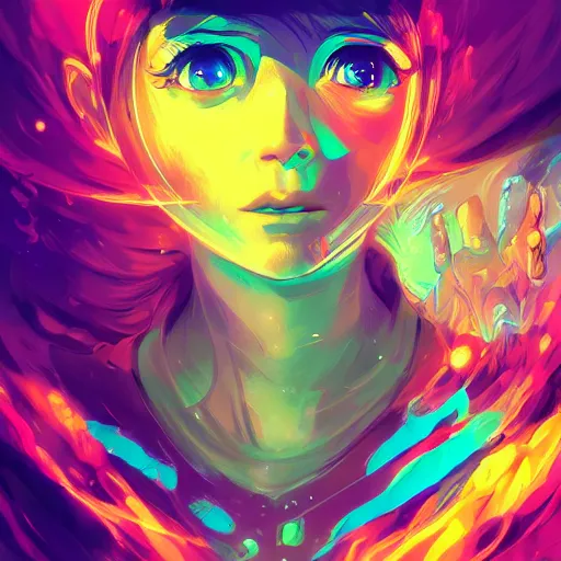 Image similar to skill magic deepdream radiating a glowing aura stuff loot legends stylized digital illustration video game icon artstation lois van baarle, ilya kuvshinov, rossdraws,