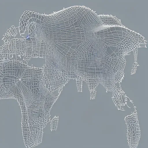 Prompt: detailed line graph of active covid cases on each continent in the year 2 0 2 7, intricate, detailed, 3 d render