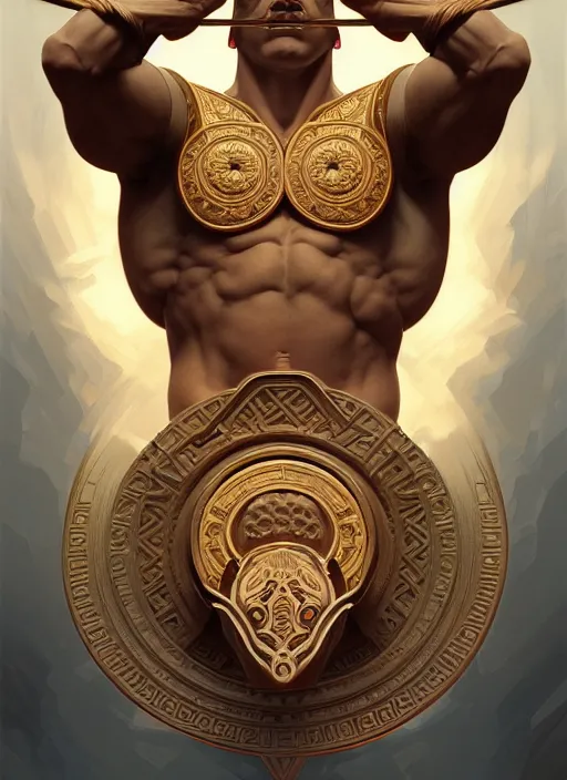 Prompt: symmetry!! portrait of minotaur, ancient greece, intricate, elegant, highly detailed, digital painting, artstation, concept art, smooth, sharp focus, illustration, art by artgerm and greg rutkowski and alphonse mucha, 8 k