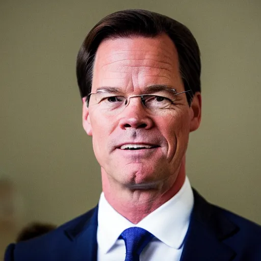 Image similar to mark rutte