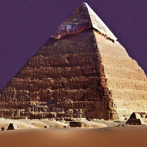 Prompt: the lost pyramid of egypt, digital art