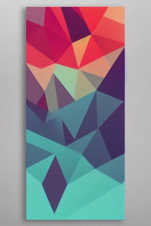 Image similar to tycho chillwave geometric poster