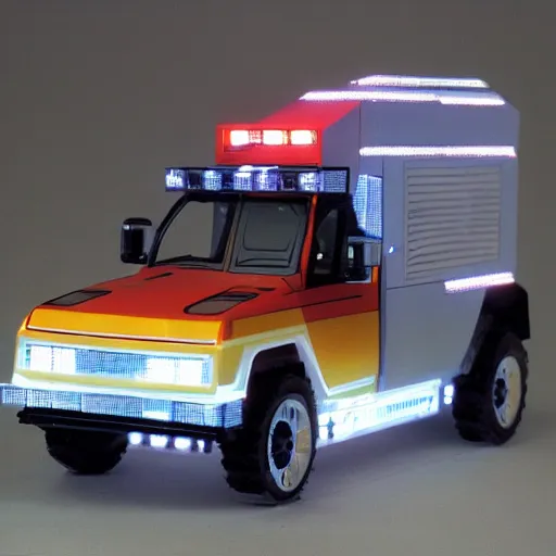 Prompt: back to the future cybertruck