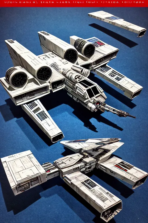 Image similar to starwars space battle, tie fighter, x-wing, star destroyer, Death Star