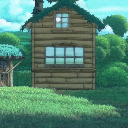 Prompt: still from studio ghibli movie little house on the prairie, Hayao Miyazaki, studio ghibli still