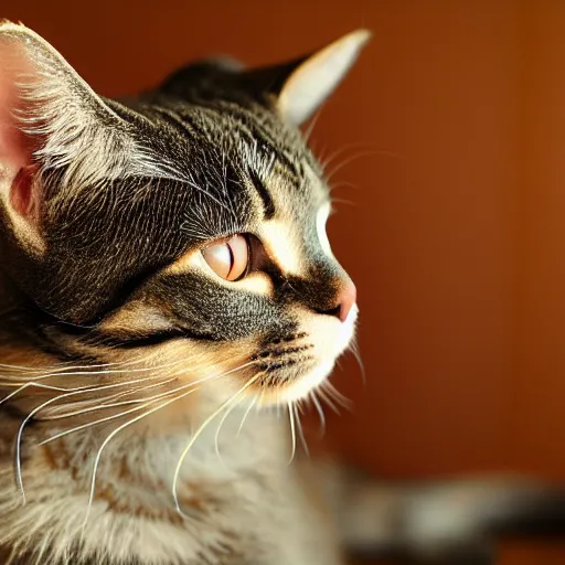 Image similar to lubovitch cat taken on a digital camera