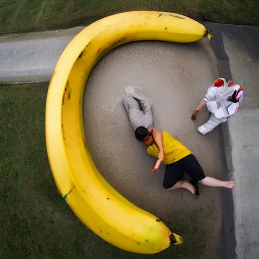 Prompt: world record largest banana, award - winning photograph