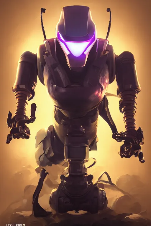 Image similar to epic mask helmet robot ninja portrait stylized as fornite style game design fanart by concept artist gervasio canda, behance hd by jesper ejsing, by rhads, makoto shinkai and lois van baarle, ilya kuvshinov, rossdraws global illumination radiating a glowing aura global illumination ray tracing hdr render in unreal engine 5