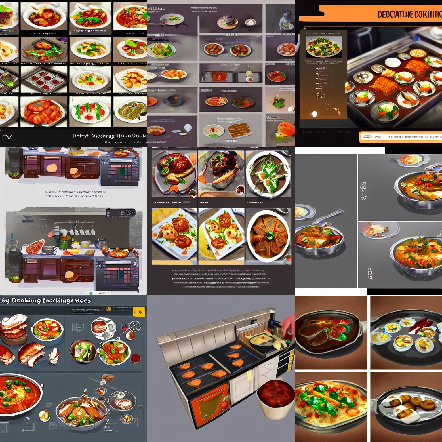 Prompt: streamer named jinnytty cooking delicious looking food, concept art, unreal engine