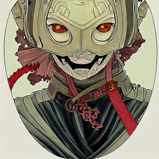 Image similar to prompt : portrait of knight painted in miyazaki color style drawn by katsuhiro otomo and takato yamamoto, inspired by fables, china doll face, smooth face feature, intricate oil painting, high detail, sharp high detail, manga and anime 2 0 0 0