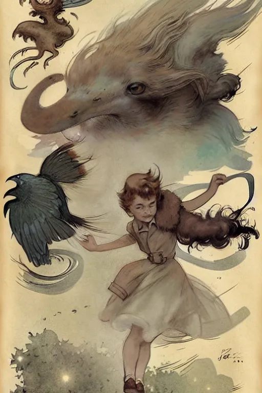 Image similar to (((((1950s graphic novel page layout. muted colors.))))) by Jean-Baptiste Monge !!!!!!!!!!!!!!!!!!!!!!!!!!!