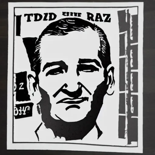 Image similar to ted cruz zodiac killer