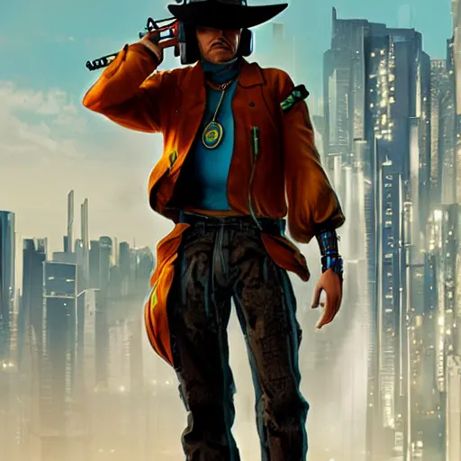 Image similar to cyberpunk gaucho