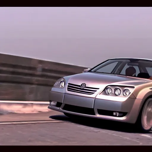 Prompt: Passat B5 in Cars movie