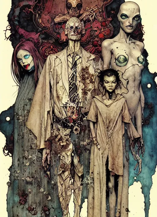 Image similar to sandman comic by chiara bautista and beksinski and norman rockwell and greg rutkowski weta studio, and lucasfilm