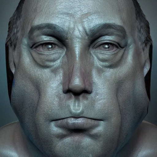 Image similar to hyperrealistic mixed media image of info wars alex jones with ( ( bullfrog mask ) ), stunning 3 d render inspired art by xiang duan and thomas eakes and greg rutkowski, perfect facial symmetry, hyper realistic texture, realistic, highly detailed attributes and atmosphere, dim volumetric cinematic lighting, 8 k octane detailed render, post - processing, masterpiece,