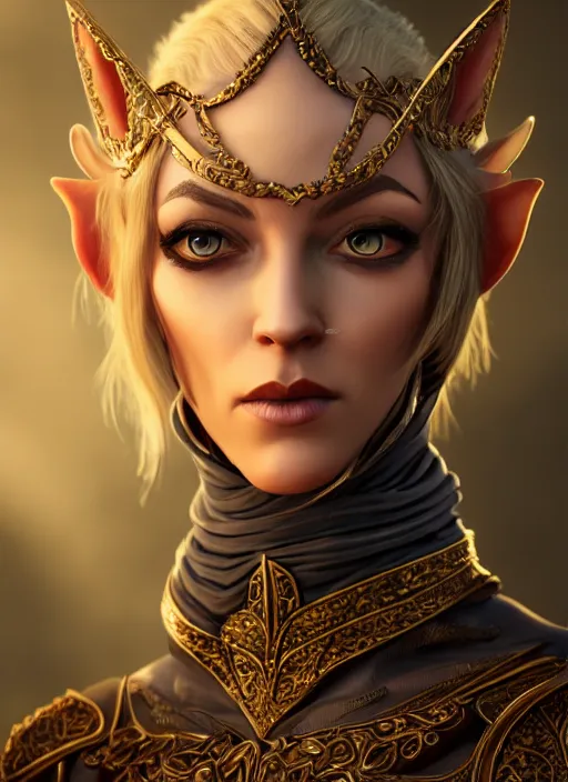 Image similar to full body portrait, very fine art oil painting of a D&D style elven female thief with a very beautiful face and centered eyes wearing full intricate clothing, ultra detailed, octane render, 4K, micro details