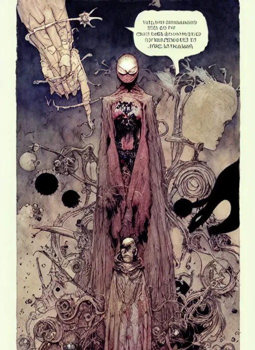 Image similar to sandman comic by chiara bautista and beksinski and norman rockwell and greg rutkowski weta studio, and lucasfilm