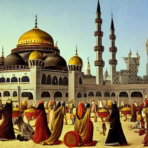 Prompt: islamic golden age