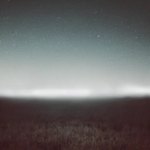 Image similar to grainy atmospheric eerie landscape