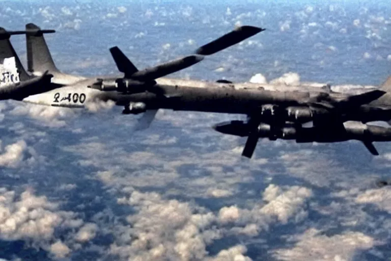 Image similar to gigachad!!!!!!!! getting nuked by a plane, ac 1 3 0 footage, government released footage